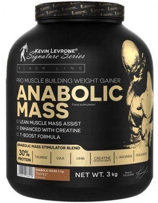 Levrone anabolic MASS 3kg CIASTKO ODŻYWKA NA MASĘ BIAŁKO WĘGLOWODANY