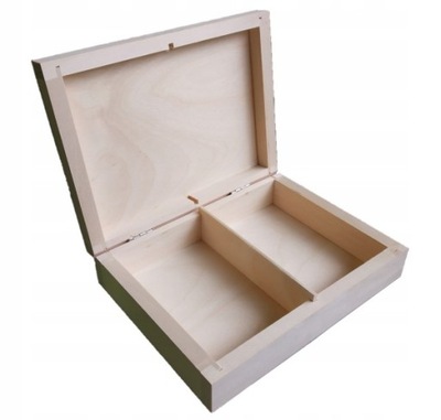 Drewniane Pudełko Szkatułka Na Biżuterie 16x12 cm
