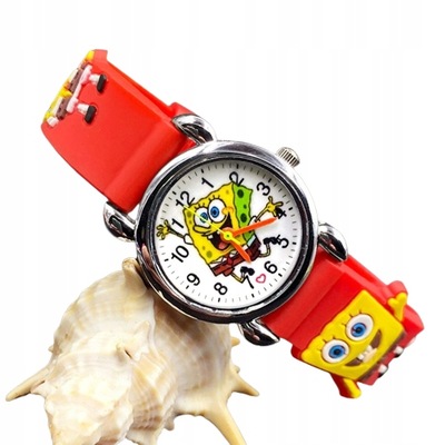 zegarek spongebob sponge bob czerwony
