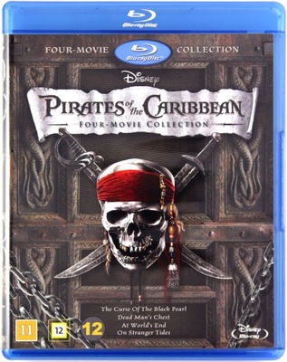 PIRATES OF THE CARIBBEAN 1-4 (PIRACI Z KARAIBÓW) [4XBLU-RAY]