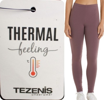 TEZENIS legginsy termiczne THERMAL FEELING bawełna S/36