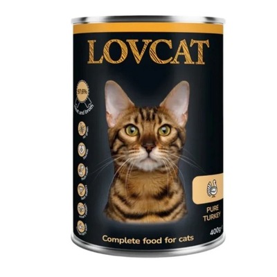 LOVCAT Pure TURKEY Indyk - 400g