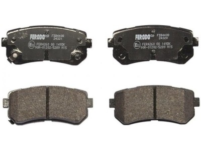 Ferodo тормозные колодки тормозные fdb4408 фото №1