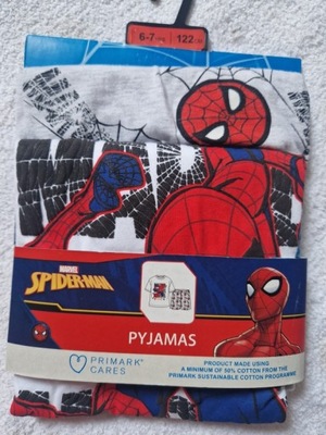 SPIDER-MAN SLICZNA LETNIA PIZAMA RED 122CM