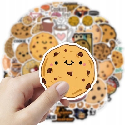 100 PIECES SLODKIE CIASTECZKA KAWAII STICKERS ZESTA LOK9272  