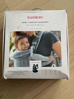 Nosidełko BabyBjorn Harmony Mesh 3D Antracyt