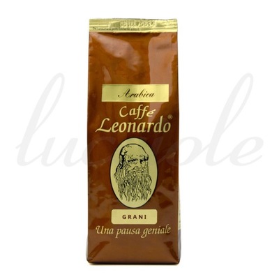 Kawa Leonardo 250g `Arabica` Grani - Ziarnista