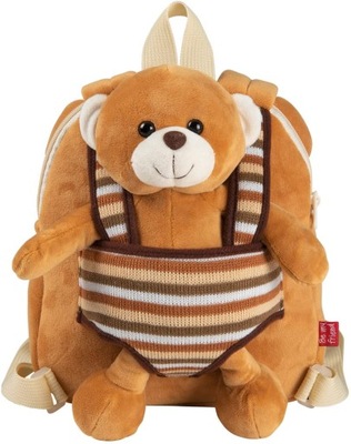 Pluszowy plecak dla dziecka maskotka Miś PERLETTI