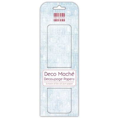 Papier do decoupage Deco Mache - choinki