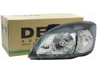 Лампа фара левый kia rio ii 05-11 фото №1