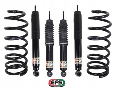 Isuzu trooper 1992-04 kpl 4szt амортизатори elite пружини 2" 250kg efs фото №1