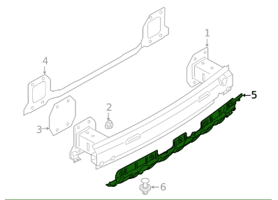 Адаптер кронштейн заднього bmw x7 g07 lci g07 фото №1