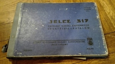 JELCZ 317 / 317D KATALOG PIEZAS DE REPUESTO ZAMIENNYCH 1972 