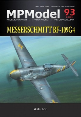 1:33 Messerschmitt BF-109G4 MPModel 93