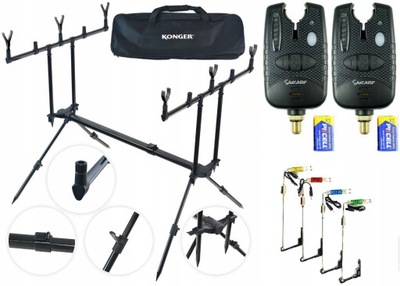 STOJAK KARPIOWE ROD POD WĘDKI SYGNALIZATOR SWINGER