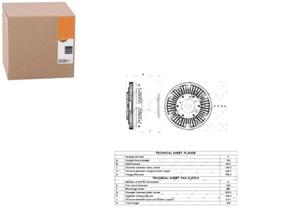 Сцепление вентилятора радиатора mercedes actros mp2 фото №1