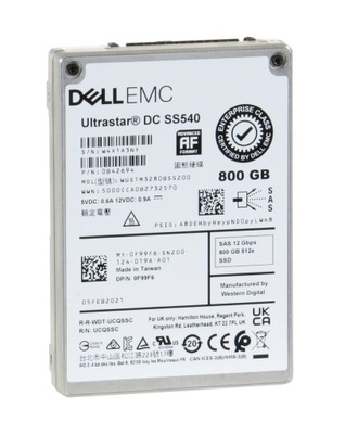 SSD WD DELL 800GB MLC SAS 12Gbit WUSTM3280BSS200