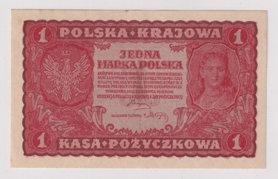 1 Marka Polska 1919 - UNC I Serja AA