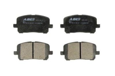 Abe c12102abe набор тормозных колодок тормозных, тормоза дисковые фото №1