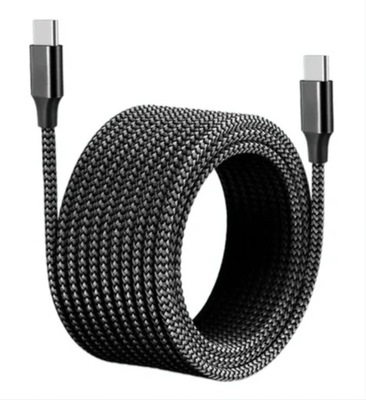 czarny Kabel USB-C / USB-C 8M ( 8 metrów) USB C - USB C 6A