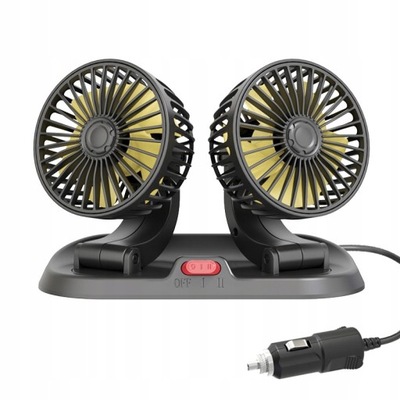 POTENTE VENTILADOR VENTILADOR AUTO 12V- DOBLE  