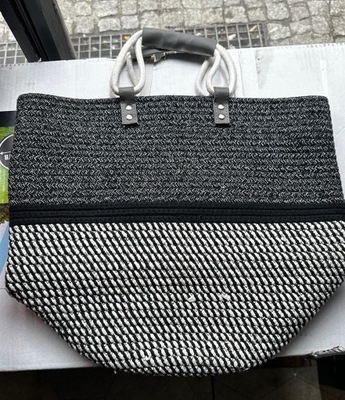 TORBA KOSZYK PLECIONA SHOPPER BAG