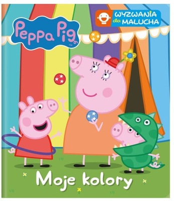 Świnka Peppa Moje kolory Wyzwania dla malucha Media Service