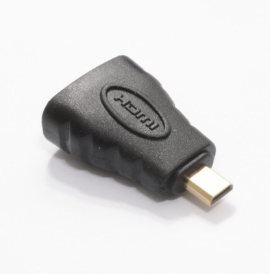 Adapter HDMI gniazdo-wtyk micro HDMI