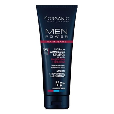 4ORGANIC Men Power Naturalny wzmacniający szampon