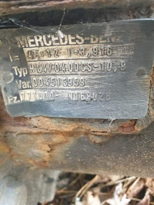 Вкладиш заднього міст hl4 47/12 фото №1