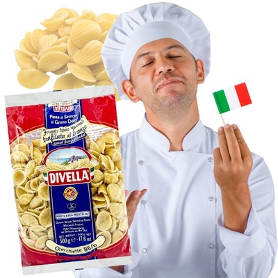 MAKARON ORECCHIETTE MUSZELKI DIVELLA 500G