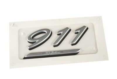 ORIGINAL PORSCHE 911 964 INSCRIPCIÓN 911 30 JAHRE PLATEADO  