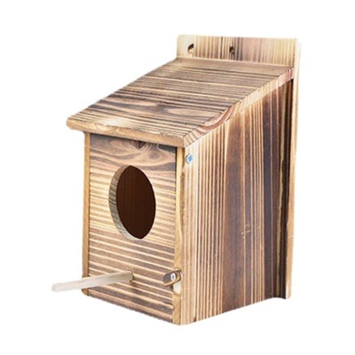 Drewniana klatka dla ptaków Papuga Birdhouse