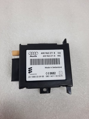 Модуль блок управления webasto audi a6 c7 4h0963271b фото №1