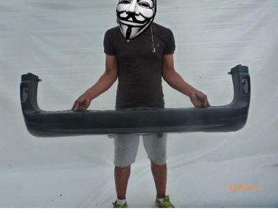 Renault kangoo ii 2 08- бампер задняя задний фото №1