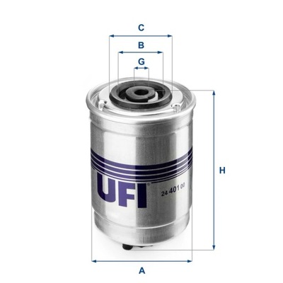 ФІЛЬТР ПАЛИВА UFI 24.401.00