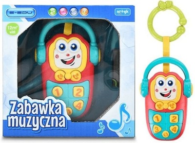 Zabawka muzyczna E-EDU telefon