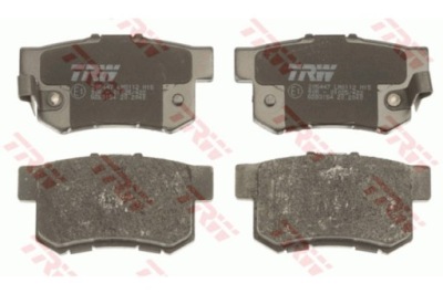 Тормозные колодки тормозные trw honda accord 1990-1998 задняя комплект! фото №1