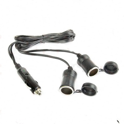 Przedłużacz rozgałęziacz роз'єм прикурювача 2x2m фото №1