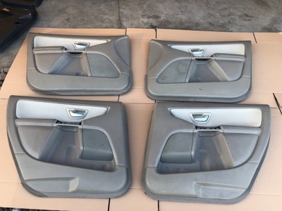 Обивка обшивка дверь volvo xc90 светлая кожа фото №1