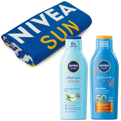 Zestaw kosmetyków NIVEA SUN Balsam po opalaniu przedłużający opaleniznę