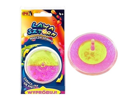 MAGICZNY SPINNER LAWA SZTORM RÓŻOWO-ZIELONY