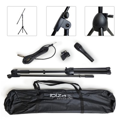 Profesjonalny zestaw mikrofonowy mic klips torba