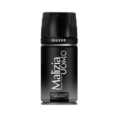 Malizia Uomo Silver Dezodorant dla Mężczyzn 150ml