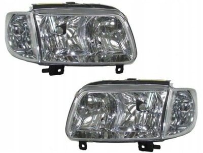 REJILLAS + LUCES DIRECCIONALES VW POLO 6N2 HB 1999-2001  