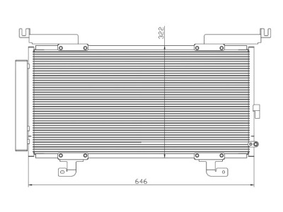 Subaru outback 2018-2019 радиатор кондиционера 73210al000 фото №1