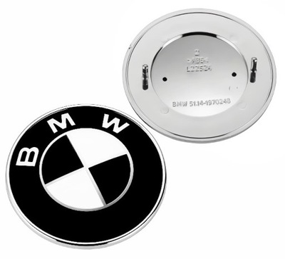 Nozīmīte Emblema LOGOTIPS Atloks AIZMUGURES GALS 78mm BMW 3 e46 e39