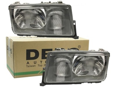 FAROS REJILLAS MERCEDES 190 W201 82-93 JUEGO  