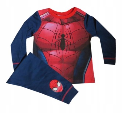 Piżama chłopcy SPIDERMAN granat 3-4 LAT 104cm