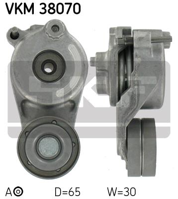 Skf натягувач ремінь клиновий vkm 38070 vkm 38070 фото №1